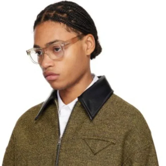 Saint Laurent SL714 003 Square Eyeglasses 55mm – Beige - Picture 2 of 9